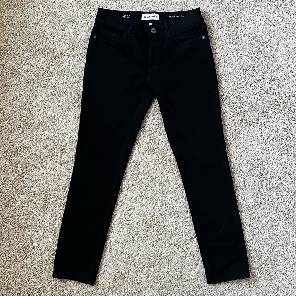 Black DL1961 Florence Instasculpt 5 Pocket Jeans Size 27